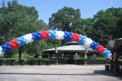 Helium-filled-latex-outdoor-color-blocked-classic-decor-arch