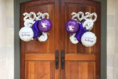 Front-door-wreaths-graduation-northwestern-MBA