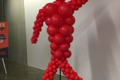 Basketball-themed-bar-mitzvah-air-jordan-balloon-sculpture