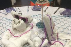 Cruise-themed-mitzvah-centerpiece-towel-animal
