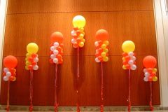Helium-filled-floating-column-large-round-topper-ribbon-streamers