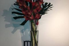 Chocolate-orchids-Tropical-Floral-arrangment