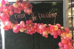Organic-balloon-garland-pink-coral-blush-greenery