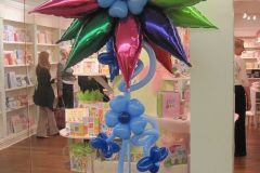 Flower-style-balloon-column-foil-tapers